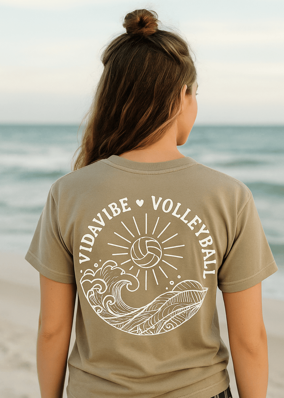 Ocean Vibes Volleyball Tee